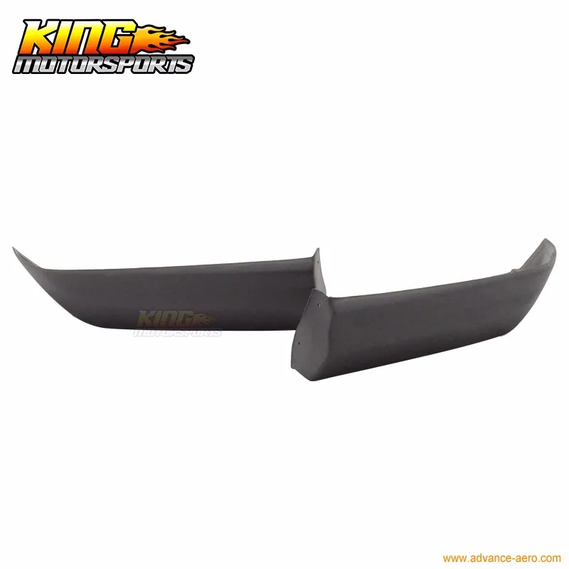 Подходит для 2006-2007 Subaru Impreza WRX valance Spats задний бампер губы сплиттер черный PU