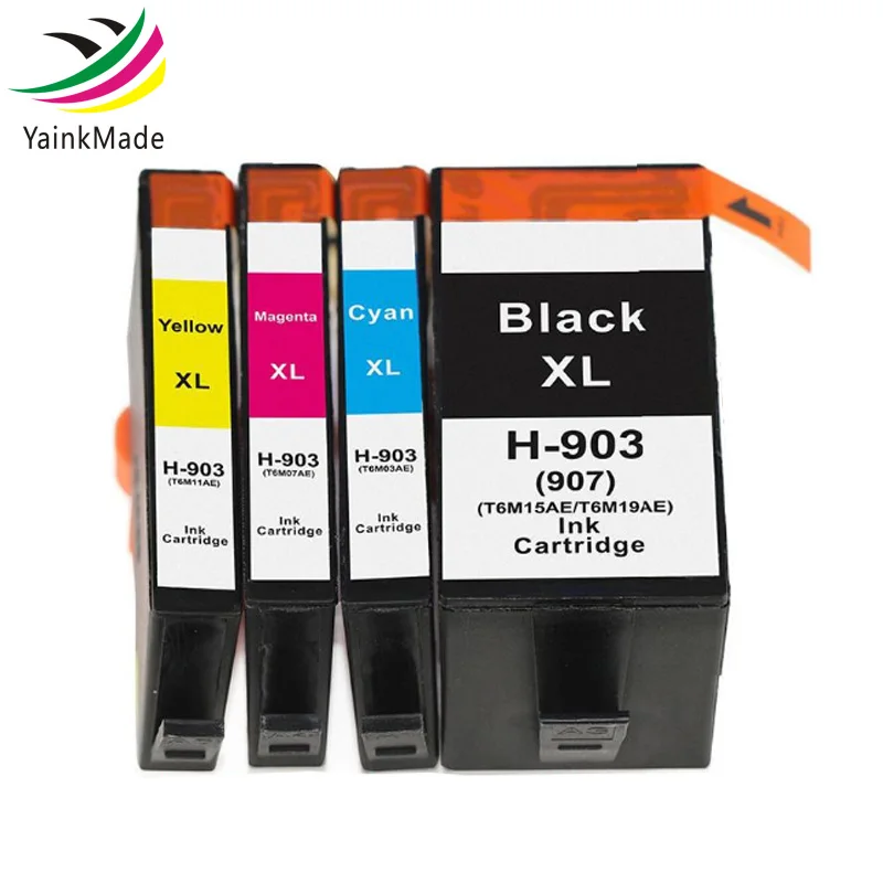 Совместимый с HP 903 907 XL чернильный картридж для HP903 Officejet Pro 6975 6976 6963 6968 принтер в