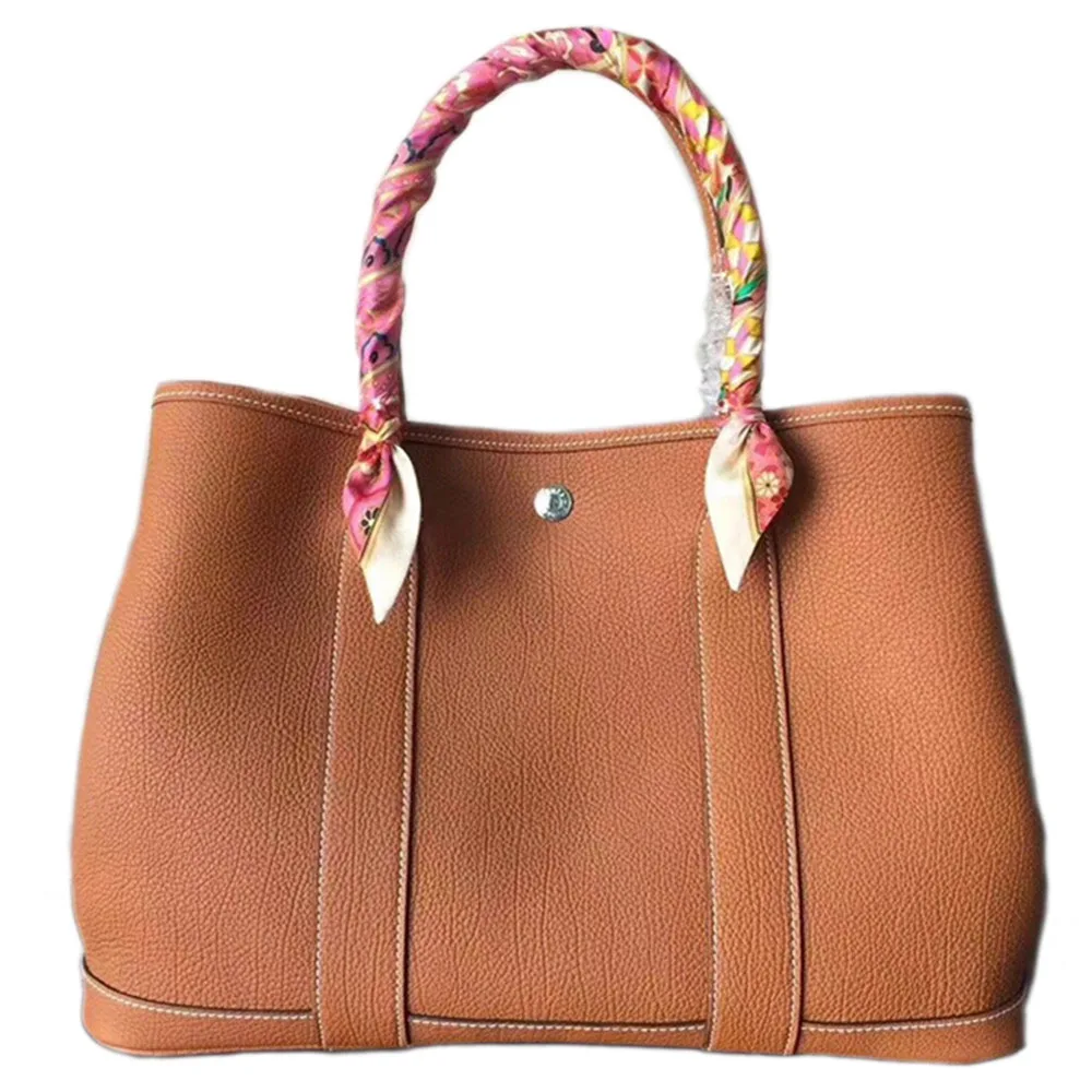 

DCM New Genuine Leather Big Women Garden Tote Handbag