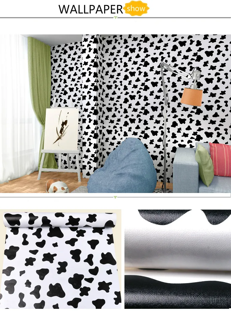 PVC wallpaper  (1)(2)