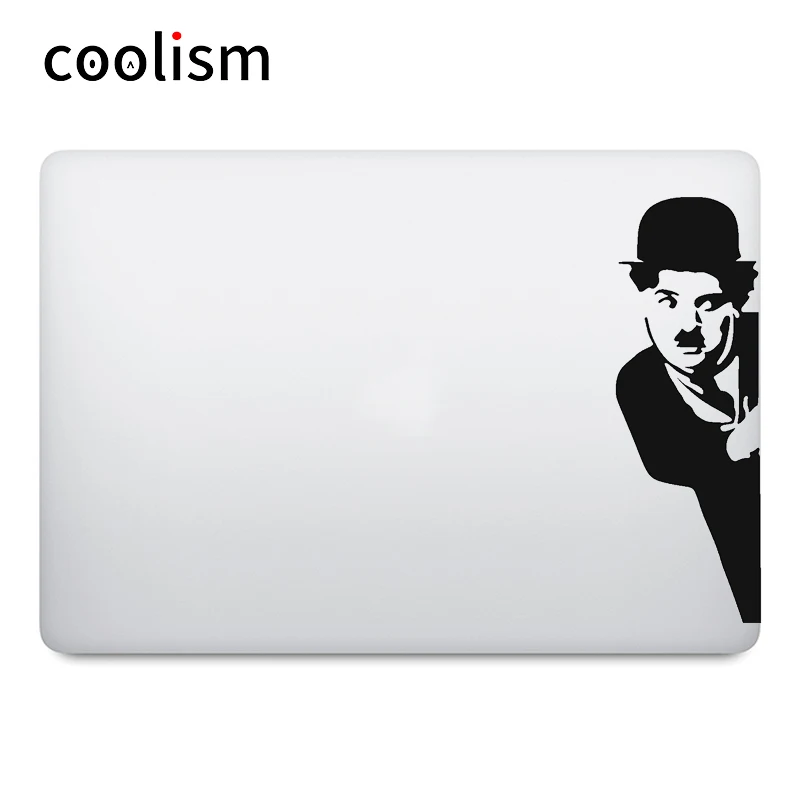 Charles Chaplin Виниловая наклейка для ноутбука Apple MacBook Pro Air retina 11 12 13 14 15 дюймов Mac поверхность книга кожа тетрадь наклейка