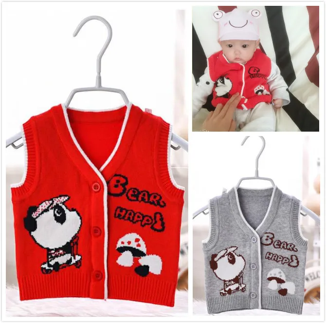 

Children's pure cotton wool vest
