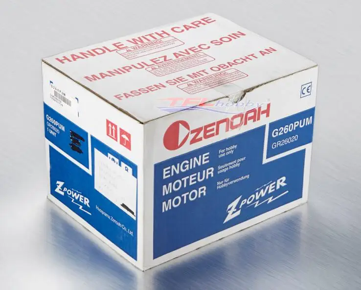 Оригинальный Япония ZENOAH G260PUM 26CC бензин/бензиновый двигатель для модели RC