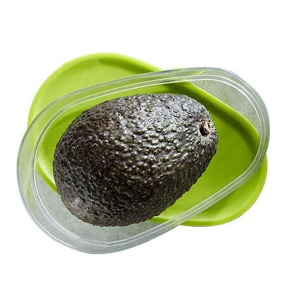 Compact Plastic Home Reusable Practical Kitchen Fruits Containers Crisper Vegetable Non Toxic Avocado Savers Food Storage Box