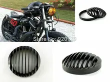 Motorcycle CNC Aluminum Headlight Grill Cover for Harley Sportster XL883 XL1200 2004-2014