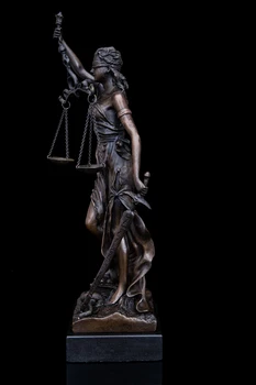 

SIGNED Chiparus bronze statue art deco girl sculpture Bronze Justice fairy Statue Garden Decoration 100% real Brass Bronze