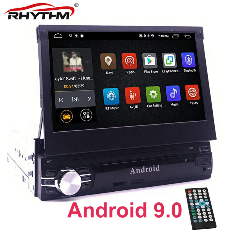 DHL/EMS 1Din Android 9 0 автомобильное радио ram 2G стерео gps Авторадио четырехъядерный