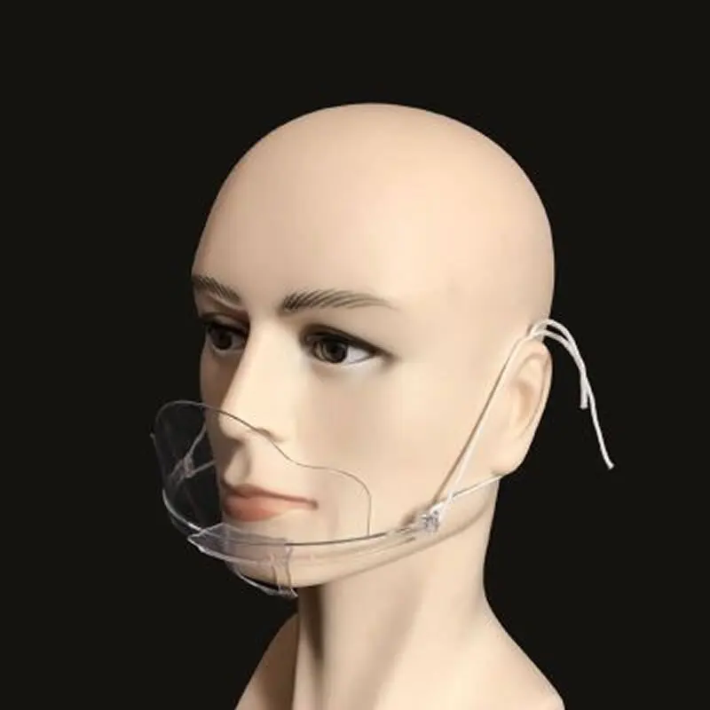 

Transparent Mask Dining Hall Plastic Mask Kitchen Anti - Fog Anti Saliva