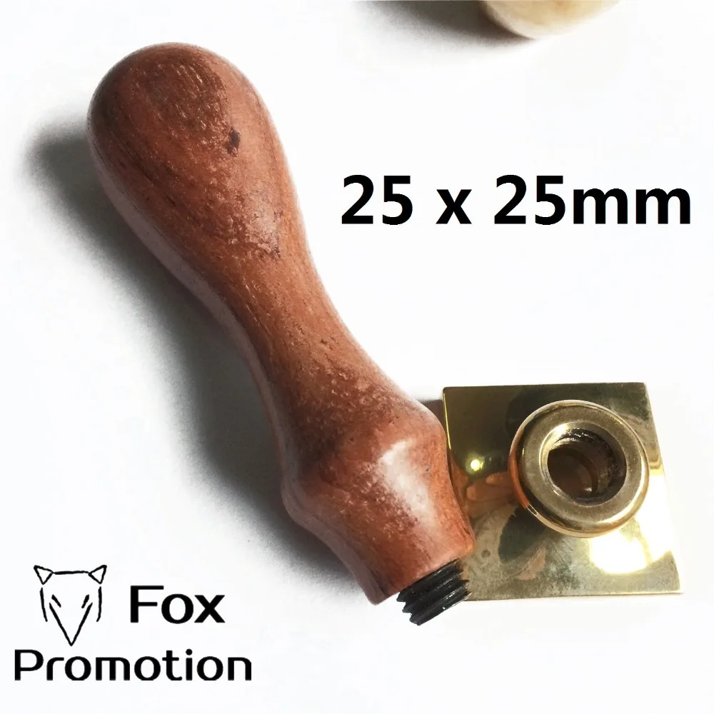 Customize Square Rectangle Wax Seal Wood Handle,diy Ancient Seal Retro