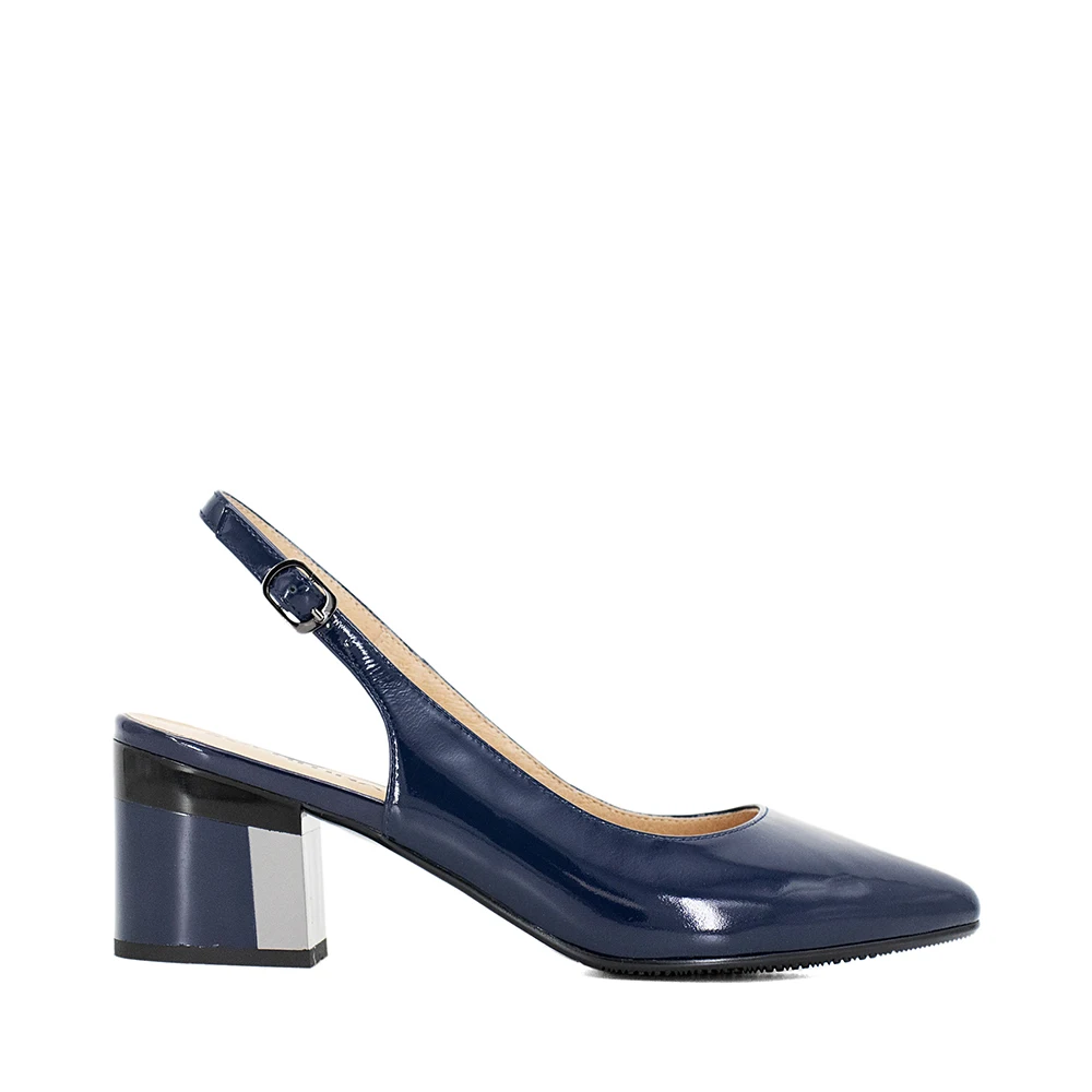 SOPHITINA أحذية براءات الاختراع والجلود مثير حزب سيدة الصنادل وأشار اصبع القدم مضخات الملونة كعب مربع مشبك حزام الكلاسيكية أحذية S23