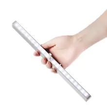 Wall cabinet inside night light 20 LED portable wireless sensor battery powered staircase aisle porch bedroom walkway lights