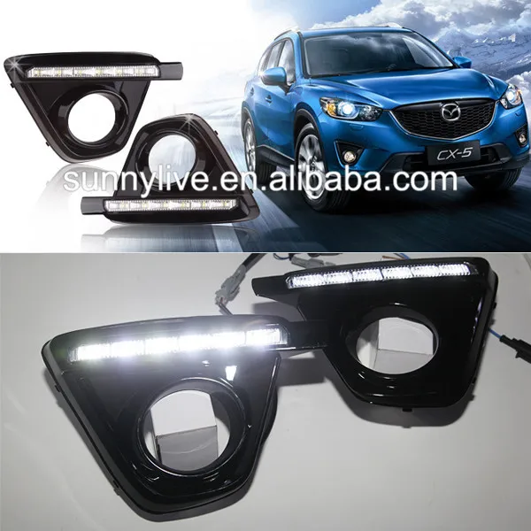 FOR MAZDA CX 5 LED Fog Lights Daytime Running Light 2011 2014 Year