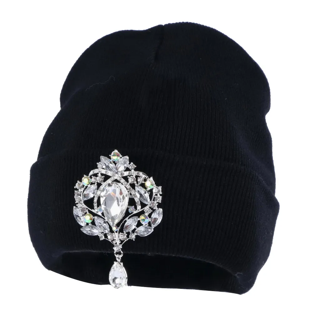 Шапки женские трикотажные со стразами|beanie winter hat|women hatfashion woman hat |