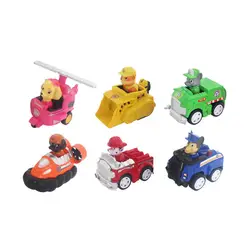 6 сцен тянуть назад автомобиль Ван Спасательная команда Patrol модель автомобиля Hot Wheel Diecast игрушечный автомобиль игрушки для детей