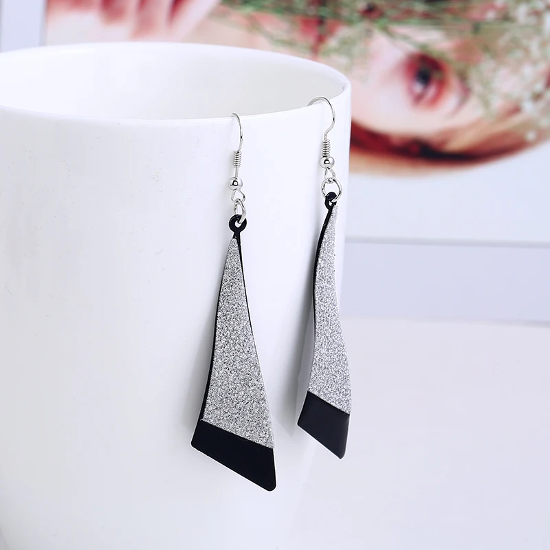 Женские серьги подвески Brincos longos para mulheres из серебра/золота с кристаллами и