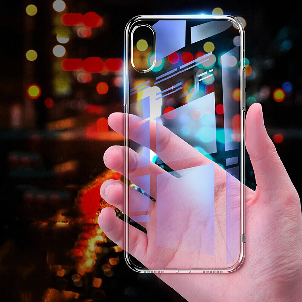 Чехлы для телефонов iPhone 5 6 6s 7 8 X XS max XR мягкий прозрачный силиконовый чехол задняя