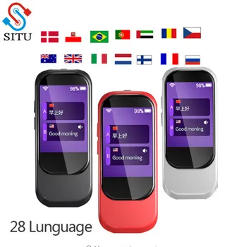 

Smart voice language translator 2.4" touch screen simultaneous interpreter translation intelligent real-time translation WIFI
