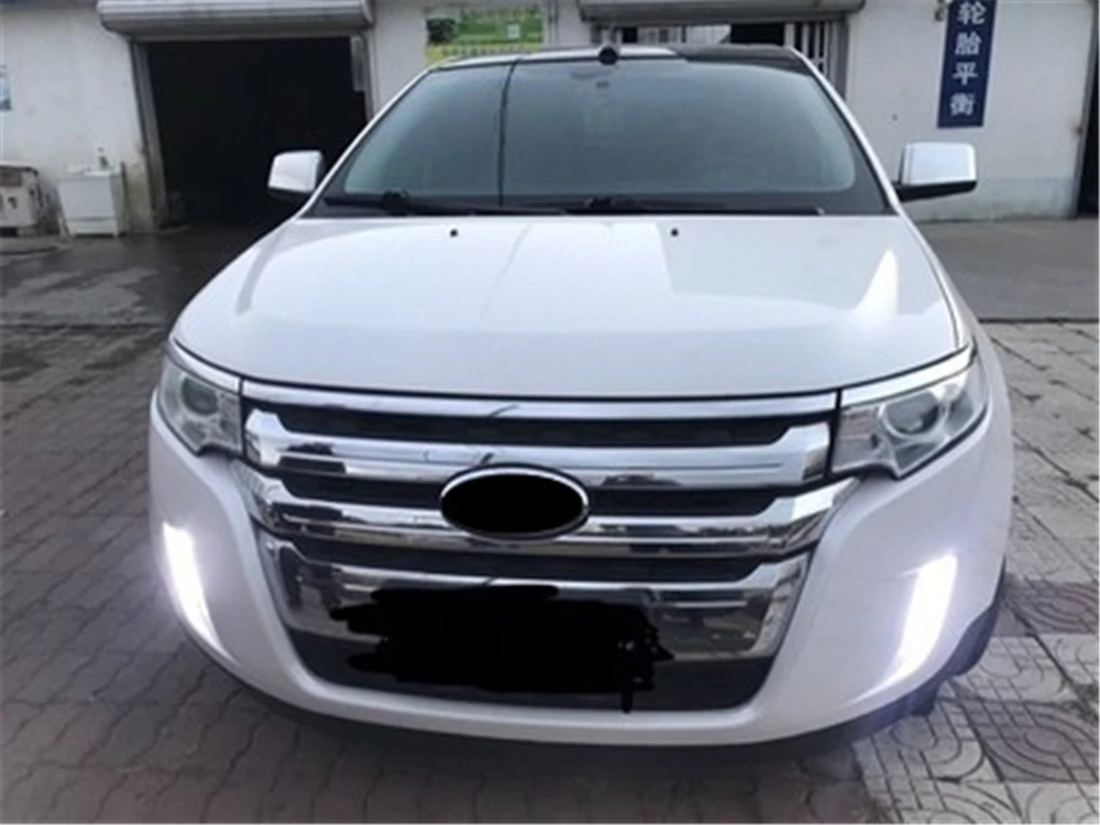 Автомобильная проблесковая 1 пара для Ford Edge 2009 2010 2011 2012 2013 DRL Светодиодный дневной светильник с желтым поворота Функция