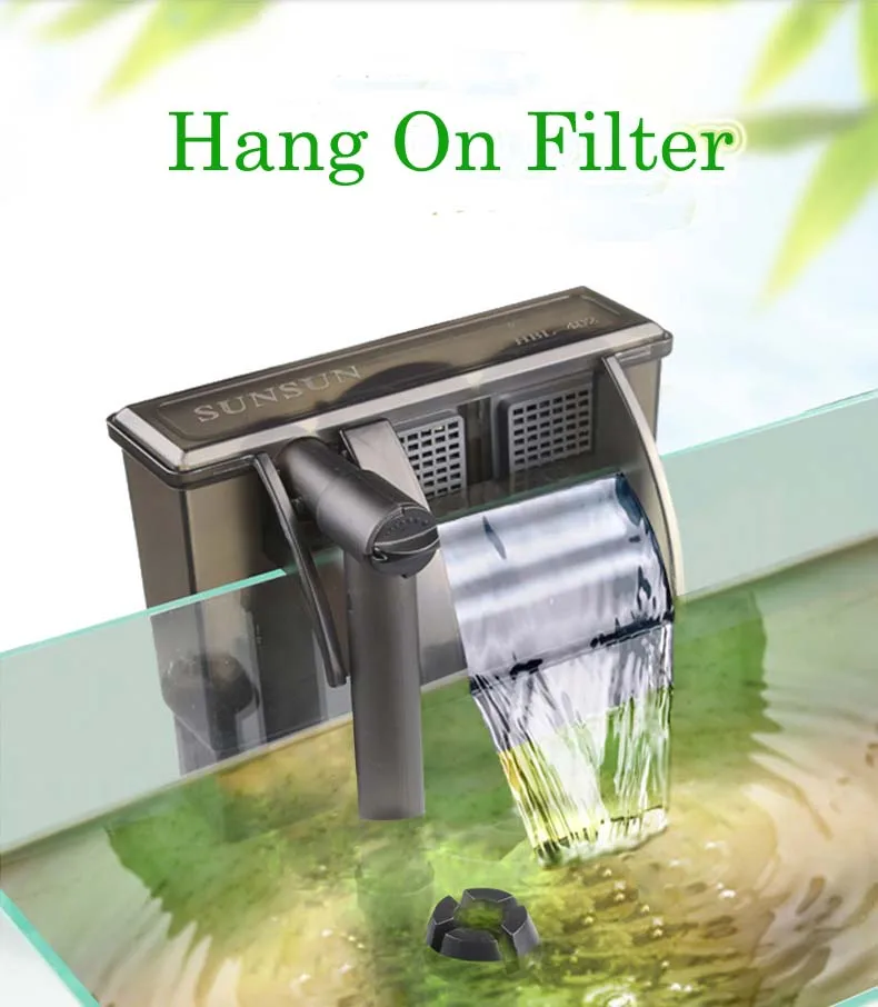 

SUNSUN Filter Hang on External 3 in 1 HBL filter water pump waterfall equipment oxygen pump aquatic turtles fish tanks aquarium