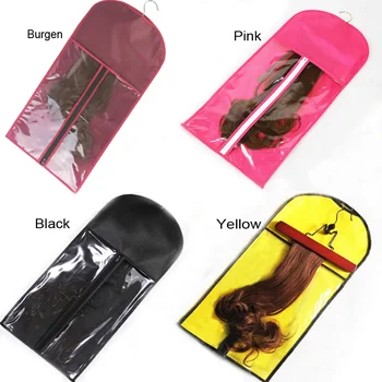 

1PC Hair Extension Carrier Storage Suit Case Bag +1PC Hanger Wig Stand For Wig/Hair Extensions 4 Colors Available