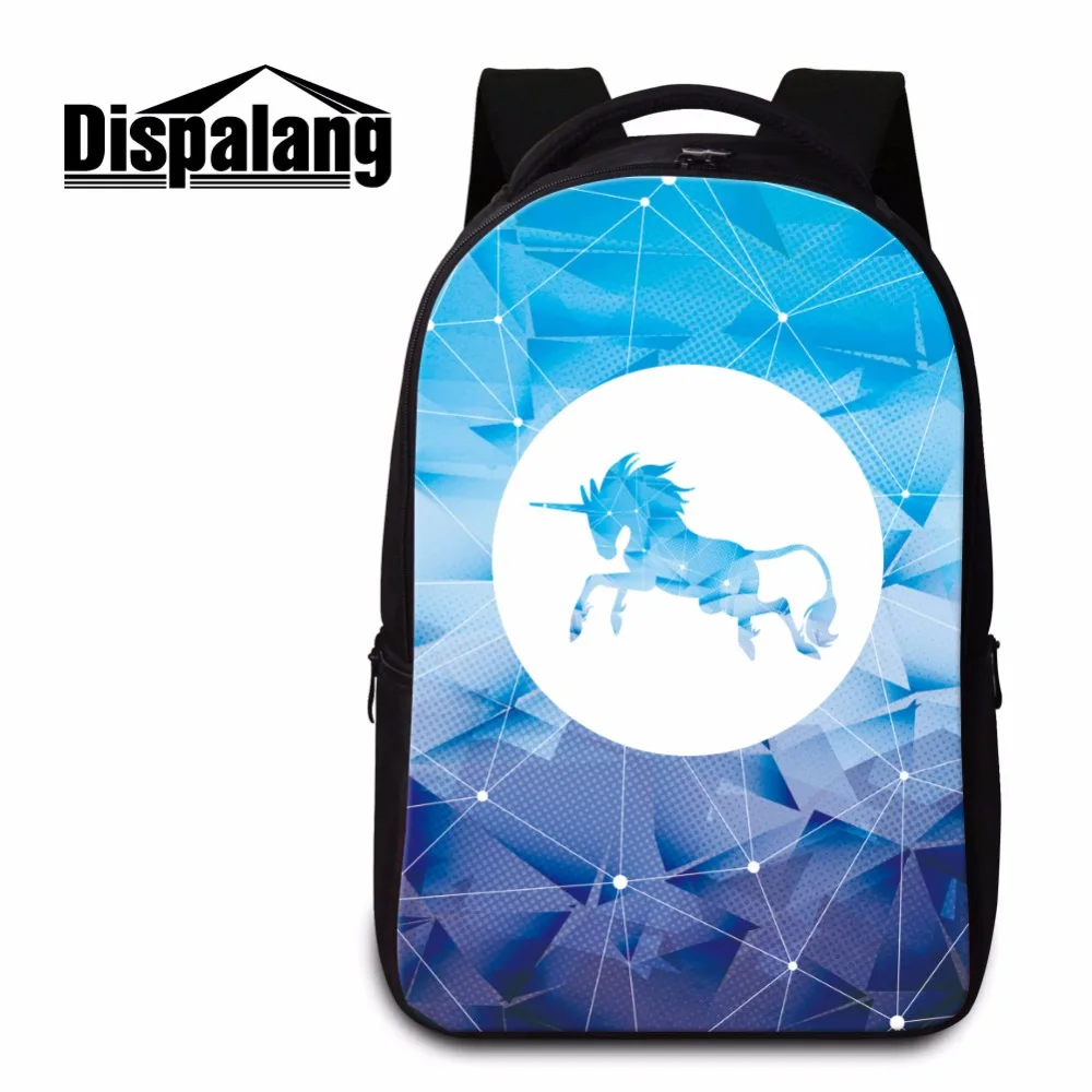 

Dispalang Unicorn Men Laptop Backpack Canvas Travel Bags Man Computer Shoulder Bags College Student Bookbag Male Mochila Escolar