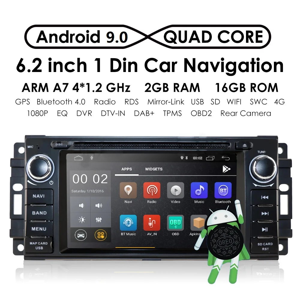 Perfect Hizpo 1 din Car Radio Android 9.0 Car DVD Player For jeep Grand Cherokee Chrysler 300c Compass/Dodge Chevrolet Epica Wrangle 1 Perfect Hizpo 1 din Car Radio Android 9.0 Car DVD Player For jeep Grand Cherokee Chrysler 300c Compass/Dodge Chevrolet Epica Wrangle 1