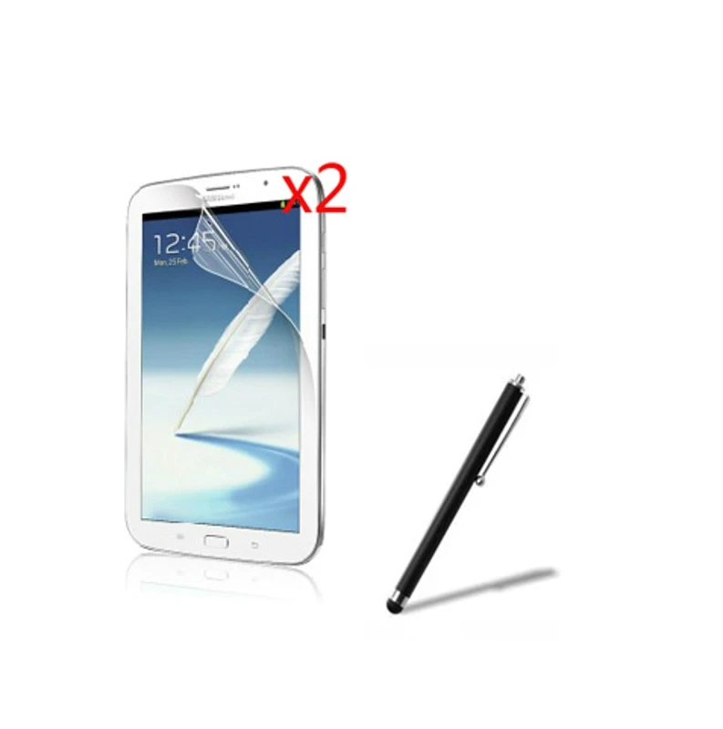 3в1 2x прозрачная защитная пленка для ЖК-экрана + 1x Стилус планшета Samsung Galaxy Note 8 0 N5100