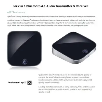 

2 in 1 Bluetooth Transmitter and Receiver Aptx Digital Optical Toslink Output Drop Shipping Mar 12