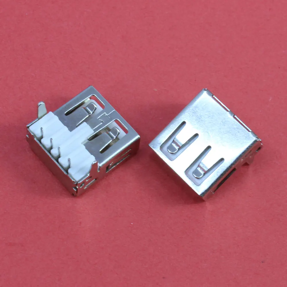 

ChengHaoRan 1Piece Notebook Laptop USB Jack USB female Socket 2.0 USB 90 Degree Connector For Desktop Laptop PC charger etc