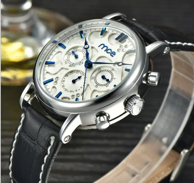 

ladies automatic mechanical watch Top Brand Luxury Crystal penetrating stones Automatic Mechanical Watch Leather Relojes Masculi