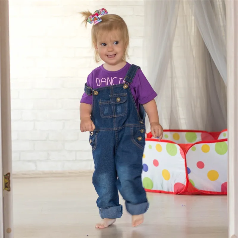 Calças de Brim Meninos Macacão Moda Outono Crianças Cinta Sólida Algodão Casual Meninas Roupas Calças Ov009 2020 5 Mamãe e Bebê