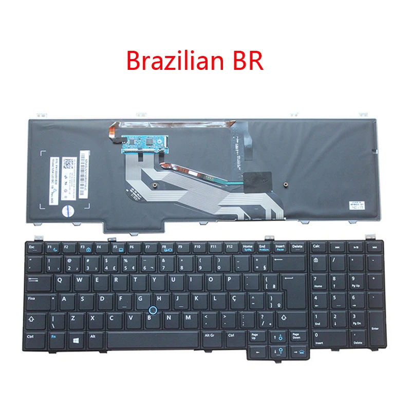Клавиатура для ноутбука бренд DELL серии Latitude E5540 китайский TW Французский FR