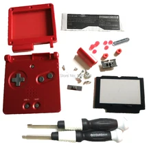 Новое поступление красного цвета полный Корпус В виде ракушки чехол для nintendogameboy Advance GBASP игровой консоли крышка с крестом и Y отвертки