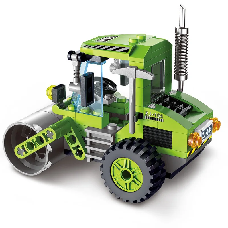 3D Assembled Educational Toys City truck road roller legoing Model DIY Building kits Blocks Toy Kids Birthday Gift toys DIY kits 3D Assembled Educational Toys City truck road roller legoing Model DIY Building kits Blocks Toy Kids Birthday Gift toys DIY kits