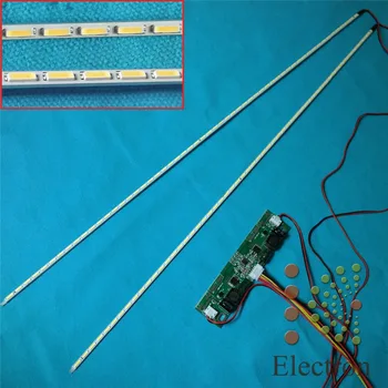 

466mm LED Backlight Lamps strip Update Kit Aluminum plate w/ 26''-65'' inverter For 41.6 inch LCD Monitor TV Panel High light