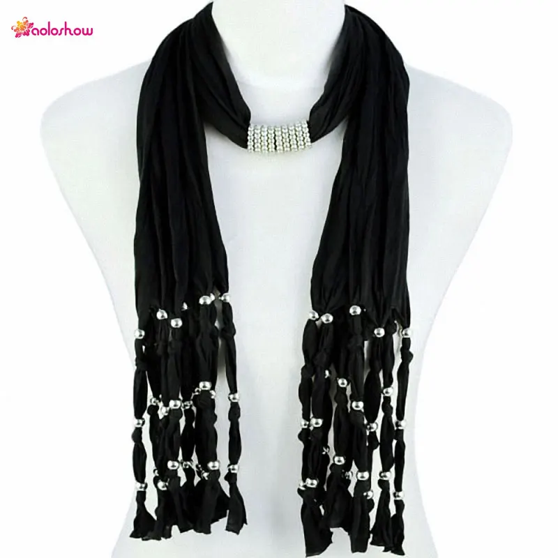 Модные Черный, белый цвет пиратский флаг узор Спорт ветрозащитный шарф для женщин Череп печати Шелковый шарф-ожерелье колье Femme NL1857