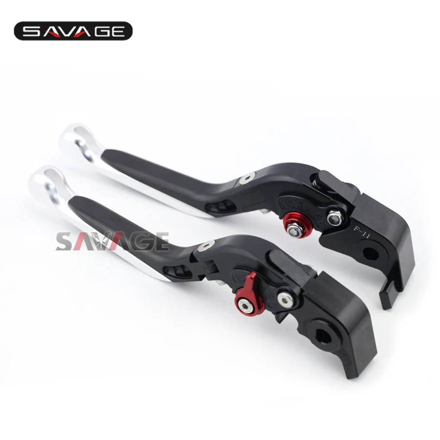 

For MV Agusta F4RR 2012 2013 2014 Motorcycle Aluminum Adjustable Folding Extendable Brake Clutch Lever Black+Silver