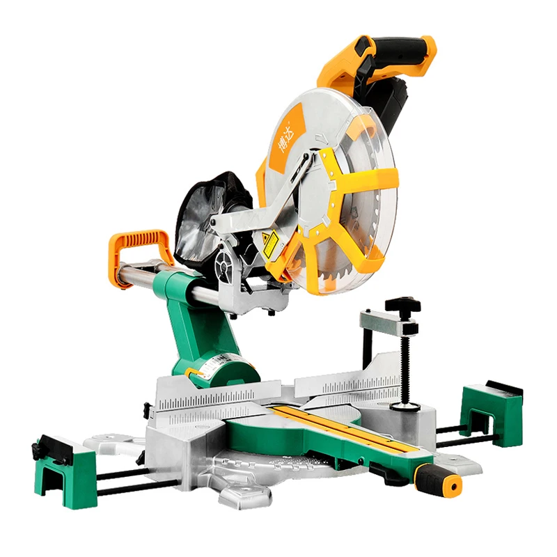 Wood Table Saw Oblique Angle Cutting Machine Tie Saw Multifunction Woodworking Circular Saw Double-Bevel Miter J1G-ZP4-305