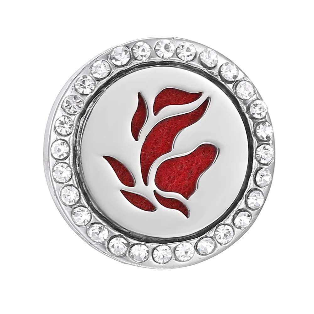 Tanie 10 sztuk partia aromaterapia przystawki przycisk medalion Fit 18mm przystawki przycisk bransoletka ze stali nierdzewnej perfum OLEJEK ETERYCZNY dyfuzor biżuteria