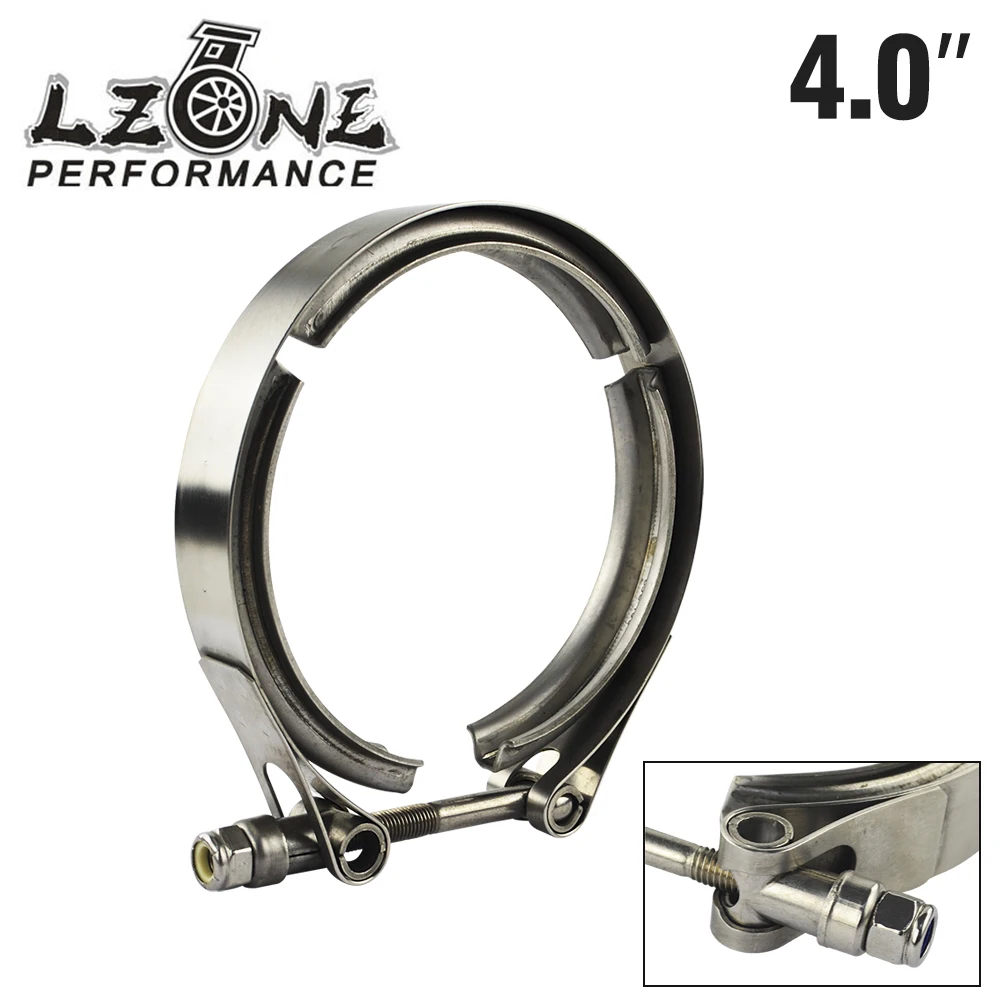 

LZONE - 4" STAINLESS STEEL 304 TURBO/INTERCOOLER/DOWNPIPE/DOWN PIPE/HOSE NORMAL OR QUICK RELEASE V Band CLAMP JR-VCN4/VCQ4