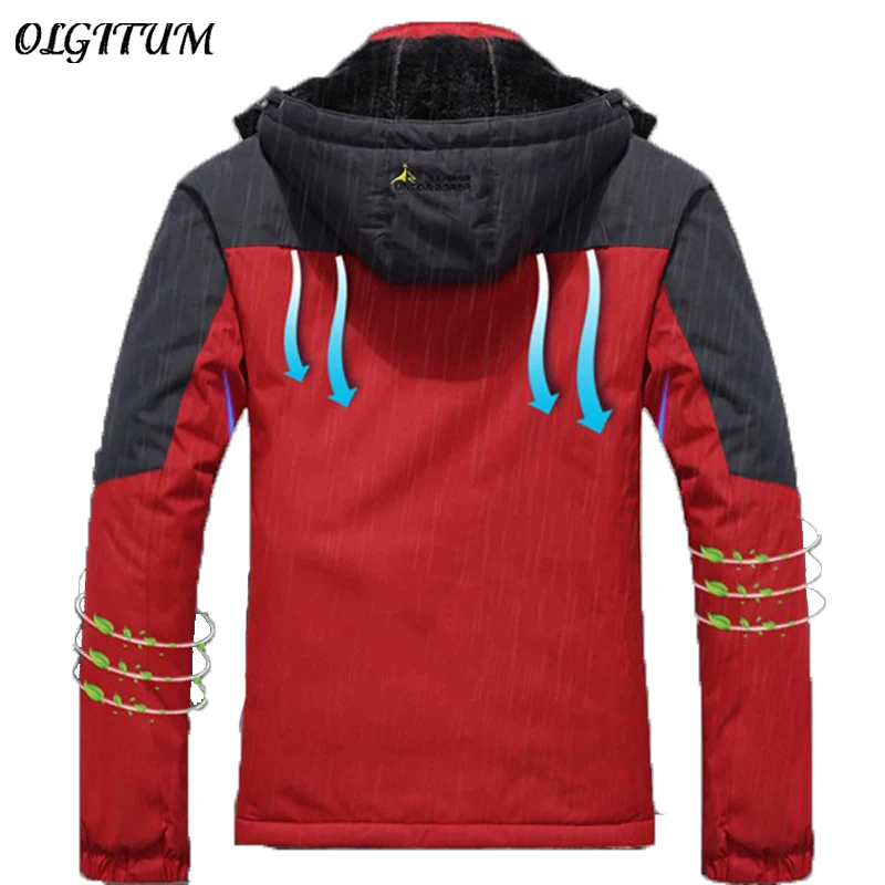 Мужская зимняя куртка с капюшоном теплая бархатная парка размера плюс JK368|brand jacket