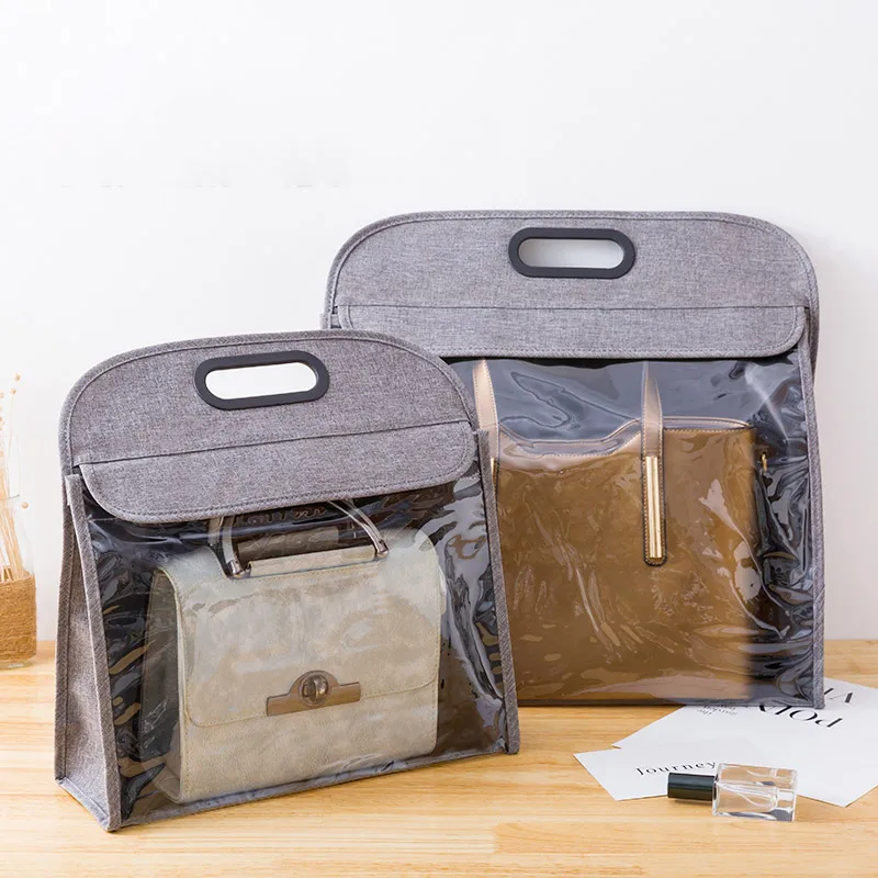 Горячая сумка для хранения висячий пыленепроницаемый мешок органайзер для одежды шкаф стеллаж для хранения сумка для носков ПВХ Оксфорд матерчатый мешок для хранения