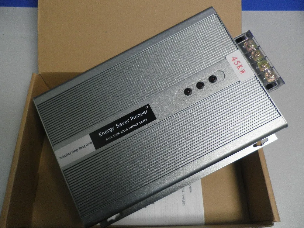 

Free shiping 3 phase power saver 45KW power saver box save electricity energy reducer