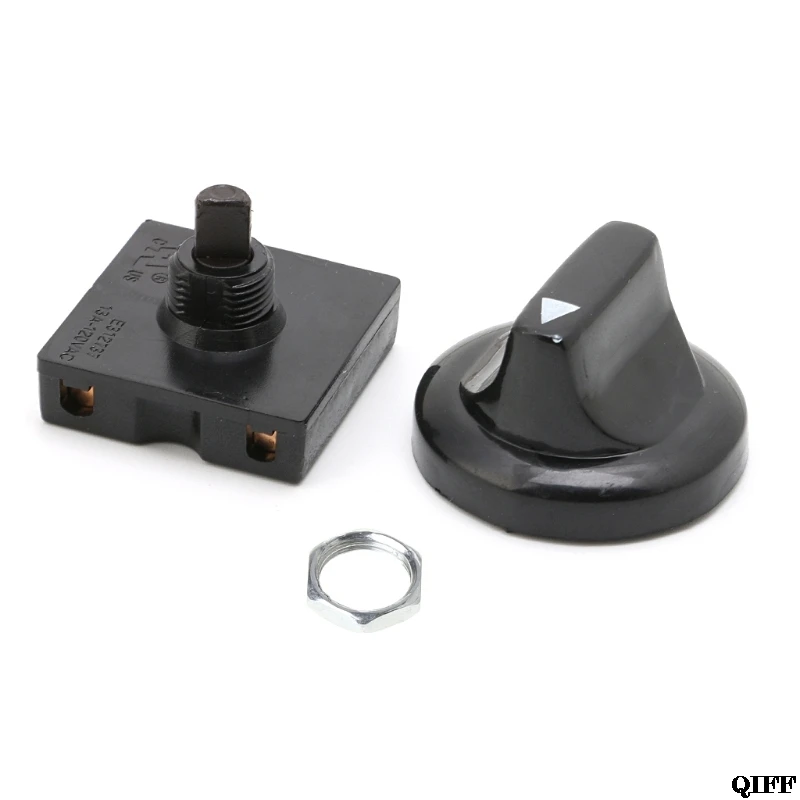 

4-Position 3-Speed Fan Selector Rotary Switch Governor with Knob 13AMP 120V-250V Mar28