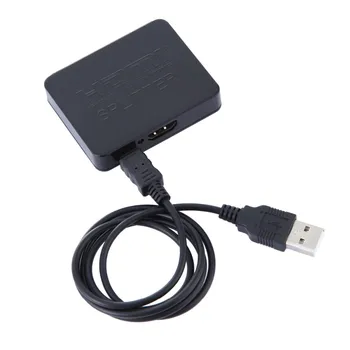 

100PCS/LOT Free shipping 1080P 3D 4K HDMI Splitter Switcher 1*2 1 Input 2 Output for DVD Player HDTV