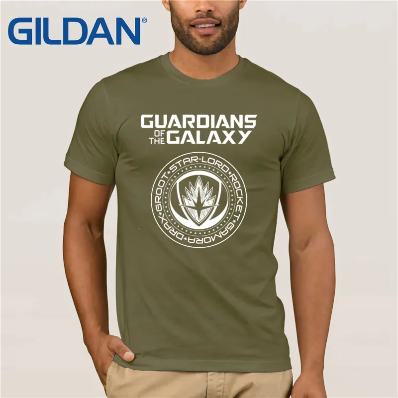 

Guardians of The Galaxy 2 Logo Licensed Tee T-Shirt Men Summer T Shirt Brand Fitness Body Building Sleeve Harajuku Tops