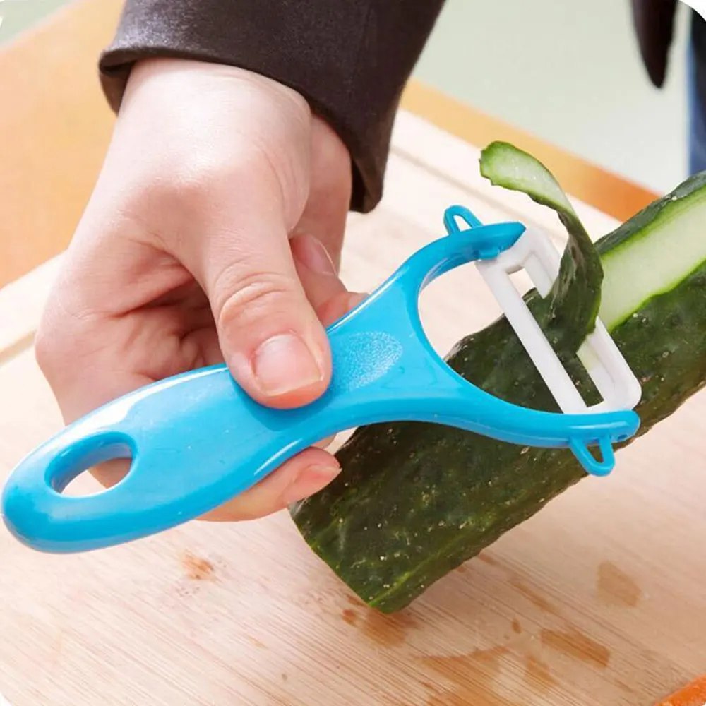

Plastic Fruit Vegetable Peeler Knife Ceramics Cabbage Graters Salad Potato Carrot Slicer Cutter Household Kitchen Accessories