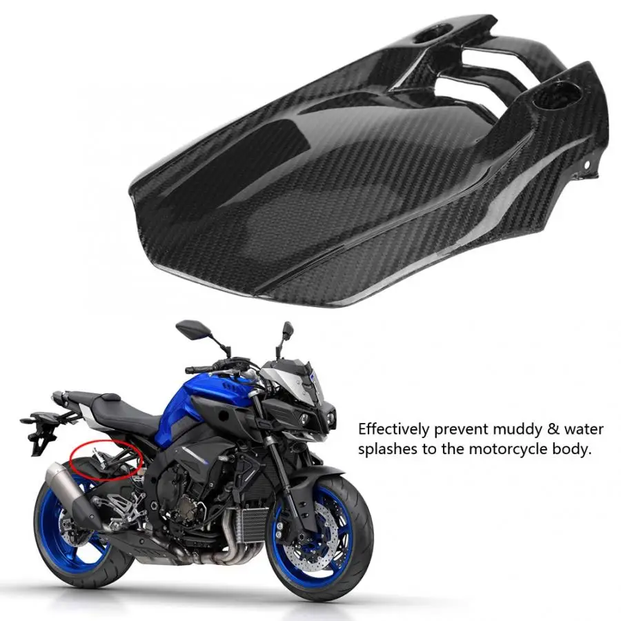 

Motorcycle Rear Fender Splash Mud Guard Mudguards for Yamaha MT-10/FZ-10 2016 2017 2018 Carbon Fiber Motorcycle Accessories