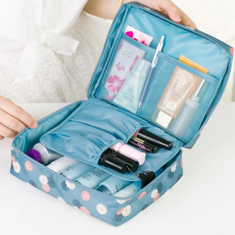 

Women Men Travel Function Bath Cosmetic Bag Makeup Bag Zipper Make Up Case Organizer Storage Pouch Toiletry Kit Beauty Wash Box
