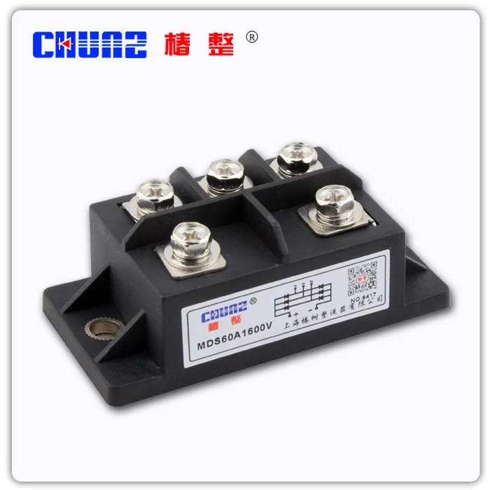 

[ZOB] RELAY - CHUNZ MDS60A1600V three phase bridge modules --5pcs/lot